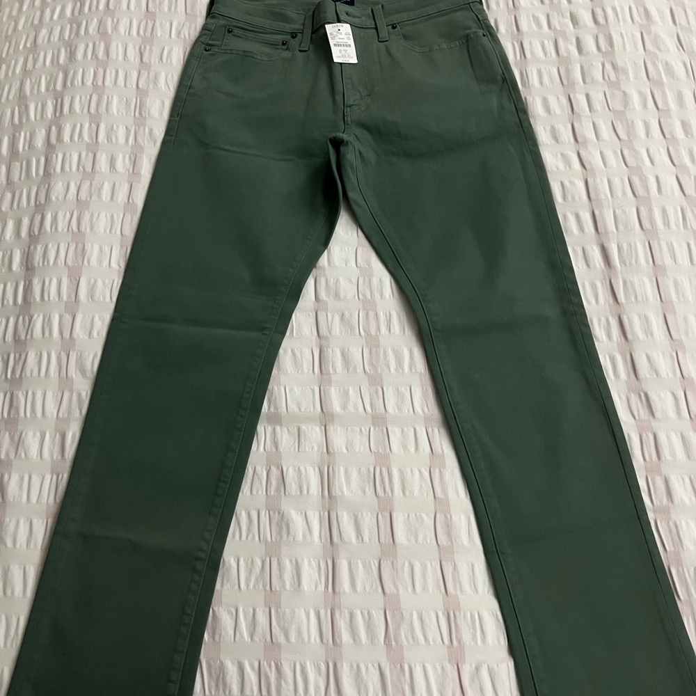 J. Crew Olive Trousers